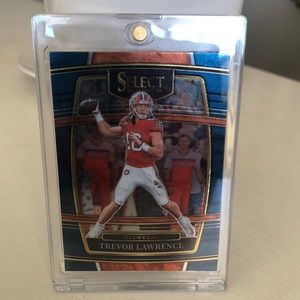 Trevor Lawrence select football trading card